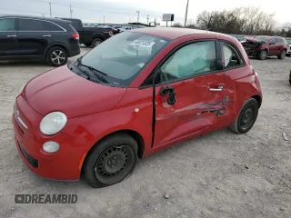 2014 FIAT 500 Pop with VIN 3C3CFFAR1ET252852, listed as a Copart auction lot 48021325 with 110,402 mi miles and Salvage Title. Bid and sale history available at carsss.com. Image 1.