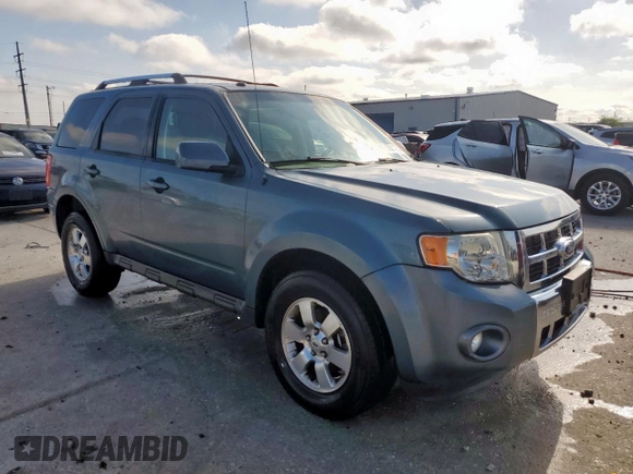 2011 Ford Escape Limited with VIN 1FMCU0EG8BKC18925, listed as a Copart auction lot 58351405 with 170,984 mi miles and Clean title. Bid and sale history available at DreamBid. Image 4.