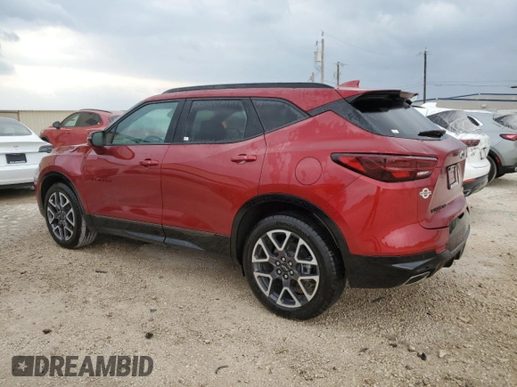 2025 Chevrolet Blazer RS with VIN 3GNKBKRS1SS103773, listed as a Copart auction lot 53402495 with 529 mi miles and Clean title. Bid and sale history available at DreamBid. Image 2.