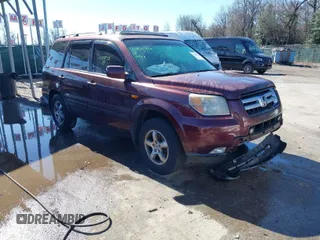 2007 Honda Pilot EX-L with VIN 5FNYF18777B011257, listed as a IAAI auction lot 41858928 with 192,832 mi miles and . Bid and sale history available at DreamBid. Image 1.