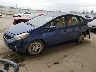 2012 Toyota Prius Two with VIN JTDZN3EU6C3130213, listed as a Copart auction lot 53680895 with Not Provided miles and Salvage Title. Bid and sale history available at DreamBid. Image 1.