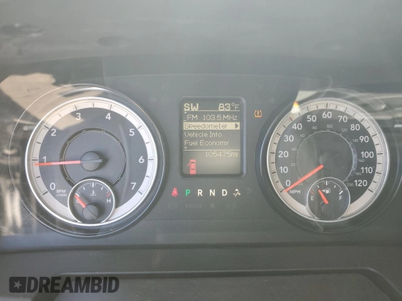 2019 Ram 1500 Classic Express with VIN 1C6RR6FG0KS515518, listed as a Copart auction lot 47773095 with 105,475 mi miles and Salvage Title. Bid and sale history available at carsss.com. Image 9.