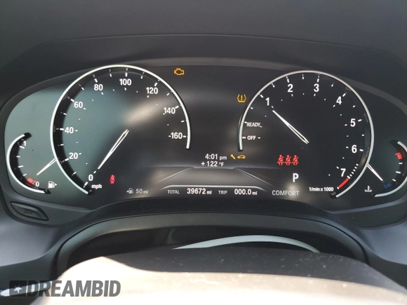 2020 BMW 3 Series 330i with VIN 3MW5R1J00L8B16760, listed as a Copart auction lot 59345705 with 39,672 mi miles and Salvage title. Bid and sale history available at DreamBid. Image 9.