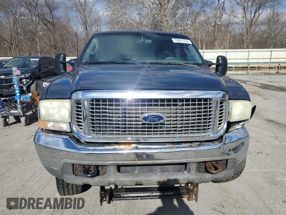 2003 Ford Excursion XLT with VIN 1FMNU41S73EB25176, listed as a Copart auction lot 79601554 with 326,945 mi miles and Salvage Title. Bid and sale history available at DreamBid. Image 5.