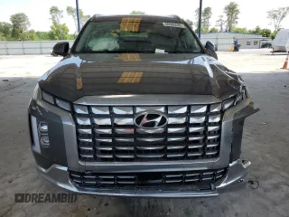 2024 Hyundai Palisade Calligraphy with VIN KM8R7DGE4RU655825, listed as a Copart auction lot 60560485 with 17,646 mi miles and Salvage title. Bid and sale history available at DreamBid. Image 5.