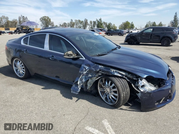 2011 Jaguar XF with VIN SAJWA0FB5BLS02576, listed as a Copart auction lot 50653905 with 0 mi miles and Salvage Title. Bid and sale history available at carsss.com. Image 4.