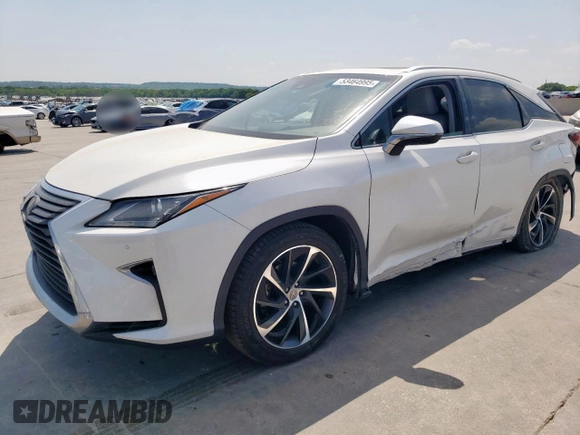 2017 Lexus RX 450h with VIN 2T2BGMCAXHC010399, listed as a Copart auction lot 53464995 with 32,530 mi miles and Salvage Title. Bid and sale history available at DreamBid. Image 1.