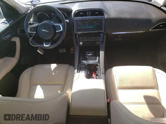 2019 Jaguar F-Pace 25t Prestige with VIN SADCK2GX8KA359314, listed as a Copart auction lot 66420874 with 90,383 mi miles and Salvage Title. Bid and sale history available at DreamBid. Image 8.