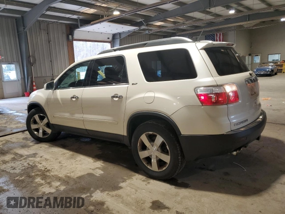 2009 GMC Acadia SLT1 with VIN 1GKER23DX9J219842, listed as a Copart auction lot 49786365 with 160,818 mi miles and Salvage Title. Bid and sale history available at carsss.com. Image 2.