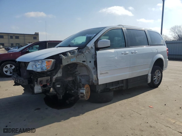2016 Dodge Grand Caravan SXT with VIN 2C4RDGCG6GR396643, listed as a Copart auction lot 43816165 with 96,588 mi miles and Salvage Title. Bid and sale history available at carsss.com. Image 1.