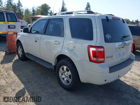2012 Ford Escape Limited with VIN 1FMCU0E7XCKC08592, listed as a IAAI auction lot 42111191 with 105,318 mi miles. Bid and sale history available at carsss.com. Image 3.