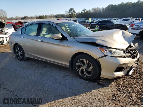 2016 Honda Accord Sedan LX with VIN 1HGCR2F31GA157431, listed as a Copart auction lot 48742475 with 149,493 mi miles and Salvage Title. Bid and sale history available at carsss.com. Image 4.
