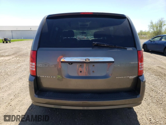 2010 Chrysler Town & Country Touring Plus with VIN 2A4RR8D11AR405610, listed as a Copart auction lot 54742655 with 56,380 mi miles and Salvage Title. Bid and sale history available at DreamBid. Image 6.