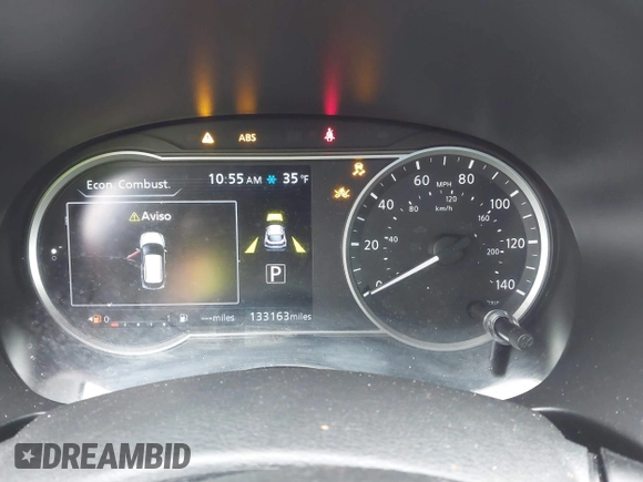 2019 Nissan Kicks SV with VIN 3N1CP5CU0KL507428, listed as a IAAI auction lot 41545204 with 133,163 mi miles. Bid and sale history available at carsss.com. Image 7.