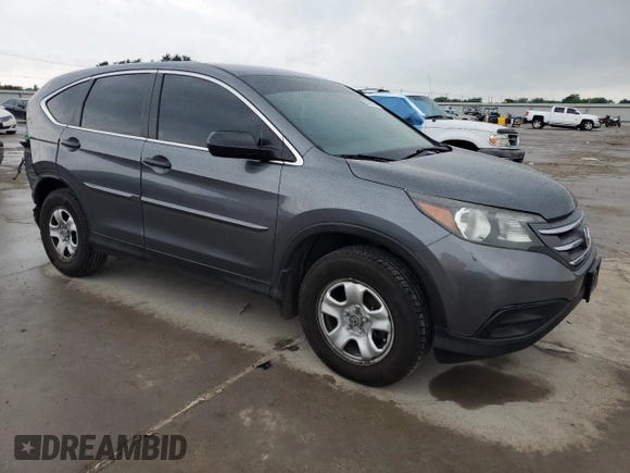 2013 Honda CR-V LX with VIN 3CZRM3H33DG712266, listed as a Copart auction lot 55290575 with 235,924 mi miles and Salvage Title. Bid and sale history available at carsss.com. Image 4.