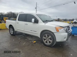 2009 Nissan Titan LE with VIN 1N6BA07D29N307293, listed as a Copart auction lot 42813355 with 259,046 mi miles and Salvage Title. Bid and sale history available at carsss.com. Image 4.