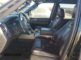 2016 Ford Expedition EL Platinum with VIN 1FMJK1MT6GEF15554, listed as a Copart auction lot 75571294 with 81,496 mi miles and Salvage Title. Bid and sale history available at carsss.com. Image 7.