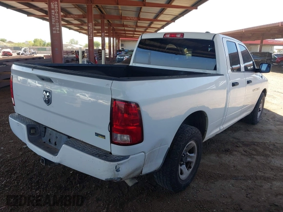 2012 Ram 1500 ST with VIN 1C6RD6FP5CS275091, listed as a IAAI auction lot 42699089 with 266,237 mi miles and . Bid and sale history available at DreamBid. Image 4.