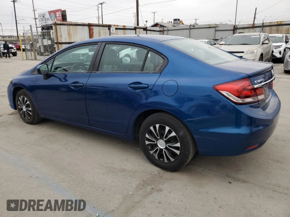 2015 Honda Civic Sedan LX with VIN 19XFB2F5XFE220989, listed as a Copart auction lot 55122805 with 116,410 mi miles and Salvage Title. Bid and sale history available at carsss.com. Image 2.