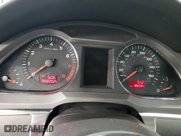 2006 Audi A6 3.2L z VIN WAUDH74FX6N100648, wystawiony jako Copart lot #47677305 z przebiegiem 188 284 mil mil oraz Czysty tytuł • Clean title. Historia ofert i sprzedaży dostępna na DreamBid. Obrazek 9.