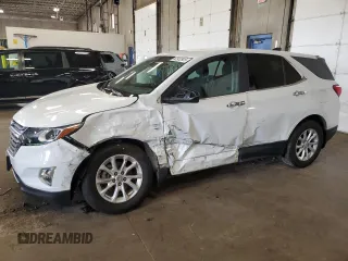 2021 Chevrolet Equinox LT with VIN 3GNAXUEV5MS125139, listed as a Copart auction lot 62932925 with 97,534 mi miles and Salvage title. Bid and sale history available at DreamBid. Image 1.