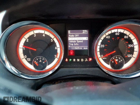 2018 Dodge Grand Caravan SXT with VIN 2C4RDGCG2JR346541, listed as a Copart auction lot 45321255 with 111,569 mi miles and Salvage Title. Bid and sale history available at DreamBid. Image 9.