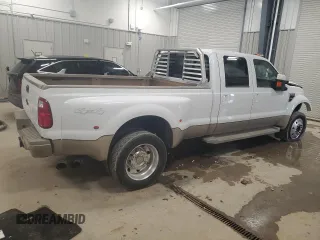 2008 Ford Super Duty F-450 DRW XL with VIN 1FTXW43R28EB44145, listed as a Copart auction lot 42704195 with 0 mi miles and Clean Title. Bid and sale history available at carsss.com. Image 3.