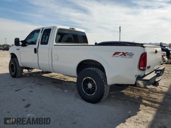2004 Ford F-250 XL with VIN 1FTNX21L34ED23232, listed as a Copart auction lot 43246265 with 67,980 mi miles and Salvage title. Bid and sale history available at DreamBid. Image 2.