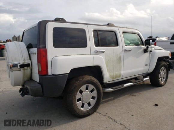 2007 Hummer H3 SUV with VIN 5GTDN13E078166376, listed as a Copart auction lot 78724824 with 0 mi miles and Salvage Title. Bid and sale history available at carsss.com. Image 3.