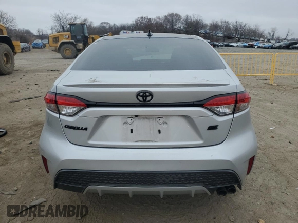2021 Toyota Corolla SE with VIN 5YFP4MCE8MP073677, listed as a Copart auction lot 48696285 with Not Provided miles and Salvage Title. Bid and sale history available at carsss.com. Image 6.
