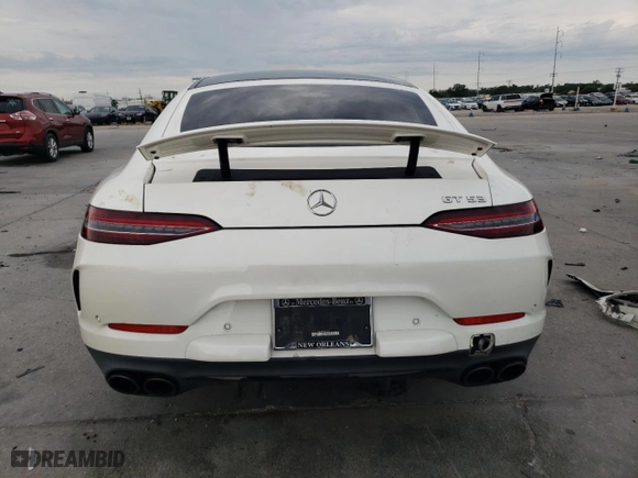 2021 Mercedes-Benz AMG GT with VIN W1K7X6BB7MA036754, listed as a Copart auction lot 67720904 with 0 mi miles and Salvage Title. Bid and sale history available at carsss.com. Image 6.