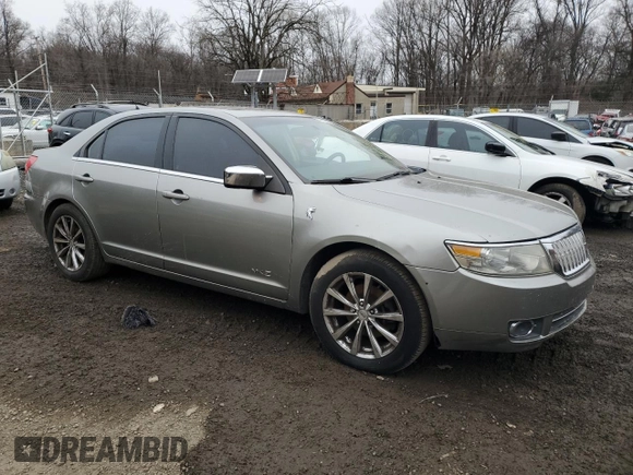 2008 Lincoln MKZ with VIN 3LNHM28T18R661996, listed as a Copart auction lot 44410585 with 209,763 mi miles and Salvage Title. Bid and sale history available at DreamBid. Image 4.