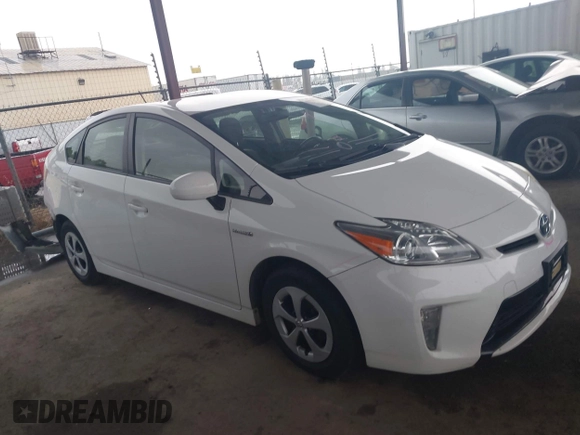 2015 Toyota Prius Four with VIN JTDKN3DU8F1919028, listed as a IAAI auction lot 41936329 with 73,001 mi miles. Bid and sale history available at carsss.com. Image 1.