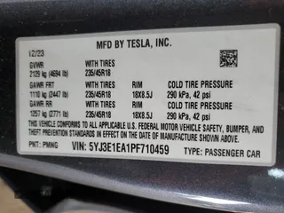2023 Tesla Model 3 с VIN 5YJ3E1EA1PF710459, выставлен на аукционе Copart как лот 48255545 с пробегом 64 228 миль миль и Списание • Salvage title. История ставок и продаж доступна на DreamBid. Изображение 12.