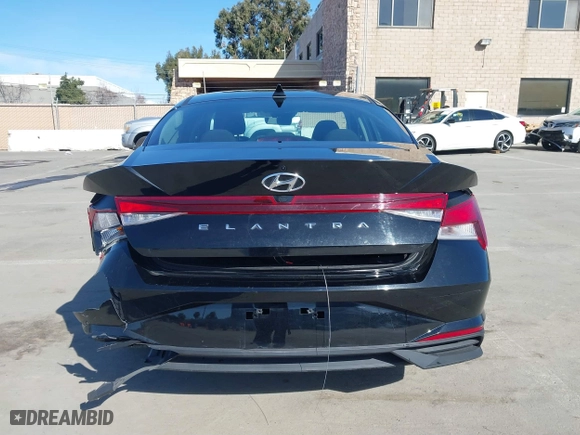 2023 Hyundai Elantra Preferred with VIN KMHLM4AG4PU577942, listed as a IAAI auction lot 41522365 with 41,744 mi miles. Bid and sale history available at carsss.com. Image 17.