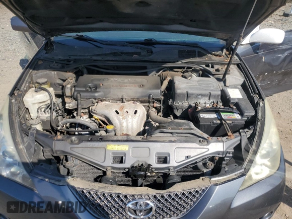 2008 Toyota Solara SE with VIN 4T1CE30PX8U763589, listed as a Copart auction lot 61347135 with 189,670 mi miles and Salvage title. Bid and sale history available at DreamBid. Image 11.