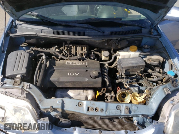 2006 Chevrolet Aveo LT with VIN KL1TG56676B528995, listed as a Copart auction lot 53152405 with 212,956 mi miles and Salvage title. Bid and sale history available at DreamBid. Image 13.