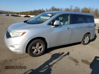 2014 Nissan Quest S with VIN JN8AE2KP8E9100270, listed as a Copart auction lot 48731605 with 205,624 mi miles and Salvage Title. Bid and sale history available at DreamBid. Image 1.