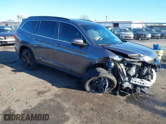 2021 Honda Pilot Special Edition with VIN 5FNYF6H25MB041029, listed as a IAAI auction lot 41894494 with 35,576 mi miles and . Bid and sale history available at DreamBid. Image 1.