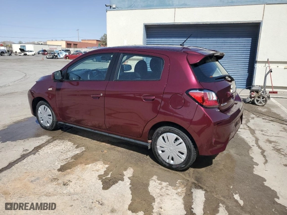 2024 Mitsubishi Mirage ES with VIN ML32AUHJ5RH012589, listed as a Copart auction lot 53652925 with 16,253 mi miles and Clean Title. Bid and sale history available at carsss.com. Image 2.