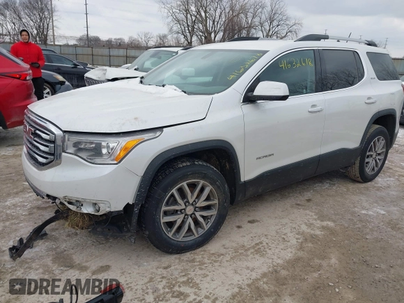 2017 GMC Acadia SLE with VIN 1GKKNLLS3HZ209639, listed as a IAAI auction lot 41632678 with 115,421 mi miles. Bid and sale history available at carsss.com. Image 2.