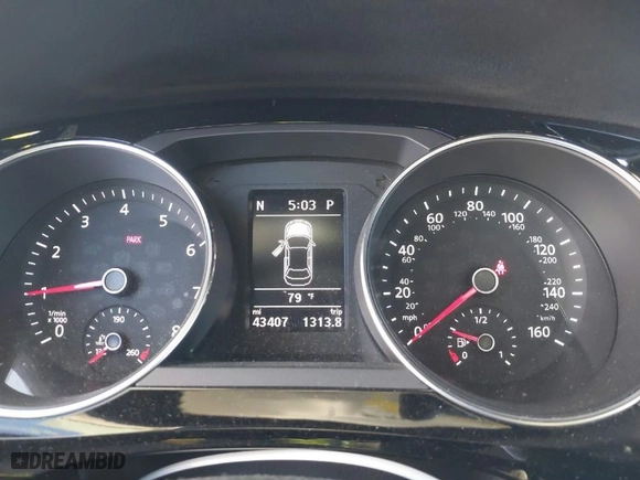 2017 Volkswagen Jetta 1.8T SEL with VIN 3VWL17AJ6HM281074, listed as a IAAI auction lot 41400192 with 43,407 mi miles. Bid and sale history available at carsss.com. Image 7.