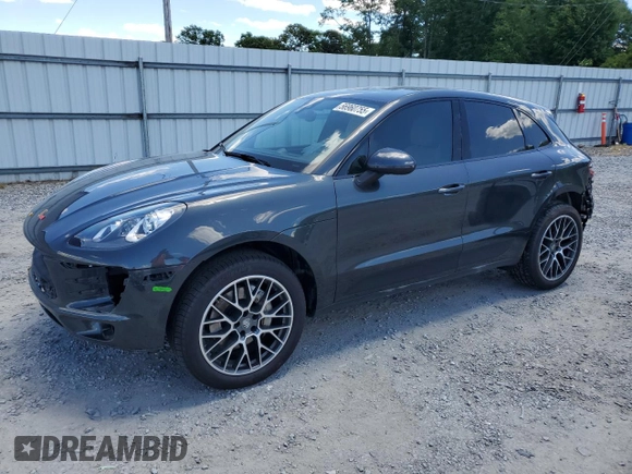2017 Porsche Macan S with VIN WP1AB2A50HLB20667, listed as a Copart auction lot 56960755 with 73,873 mi miles and Salvage title. Bid and sale history available at DreamBid. Image 1.