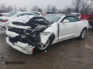 2018 Chevrolet Camaro 1LT with VIN 1G1FB3DXXJ0123361, listed as a Copart auction lot 43119785 with 125,380 mi miles and Salvage Title. Bid and sale history available at carsss.com. Image 1.