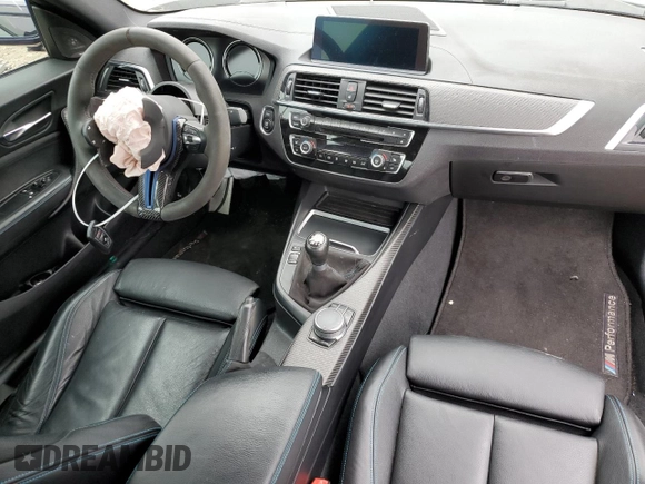 2018 BMW M2 with VIN WBS1J5C51JVD36181, listed as a Copart auction lot 70202013 with 34,549 mi miles. Bid and sale history available at carsss.com. Image 8.
