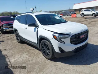 2019 GMC Terrain SLT with VIN 3GKALPEX5KL134118, listed as a IAAI auction lot 41997421 with 100,723 mi miles and . Bid and sale history available at carsss.com. Image 1.