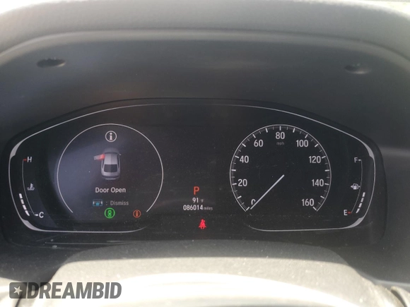 2019 Honda Accord Touring with VIN 1HGCV2F95KA028021, listed as a Copart auction lot 57060845 with 86,014 mi miles and Salvage title. Bid and sale history available at DreamBid. Image 9.