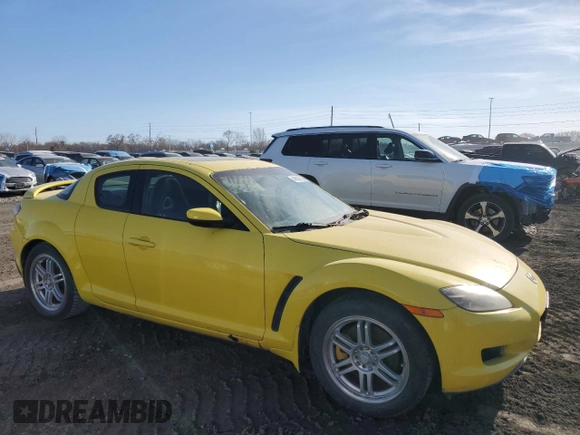 2004 Mazda RX-8 z VIN JM1FE173140109977, wystawiony jako Copart lot #48689145 z przebiegiem 96 086 mil mil oraz Czysty tytuł • Clean title. Historia ofert i sprzedaży dostępna na DreamBid. Obrazek 4.
