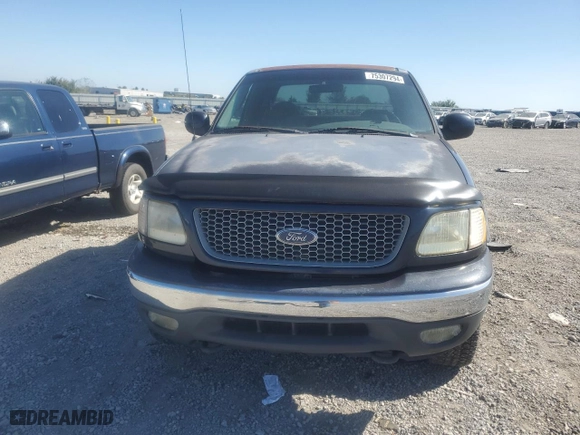 1999 Ford F-150 Work Series with VIN 1FTRX18W9XNA74452, listed as a Copart auction lot 75307294 with 152,631 mi miles and Salvage Title. Bid and sale history available at carsss.com. Image 5.