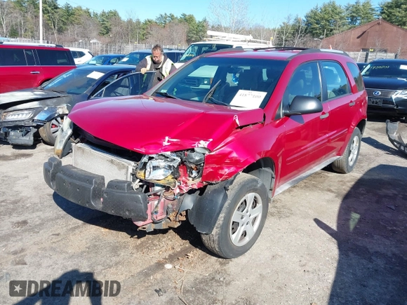 2005 Chevrolet Equinox LS with VIN 2CNDL13F656031228, listed as a IAAI auction lot 41877100 with 140,664 mi miles. Bid and sale history available at carsss.com. Image 2.